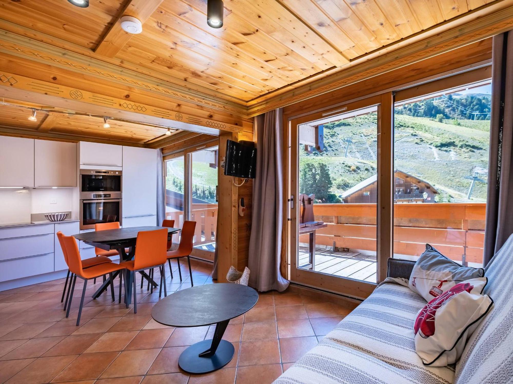 Apartment 3 Pieces Mottaret - 44m², Pied Des Pistes, Balcon, Label - Fr-1-355-68 Méribel